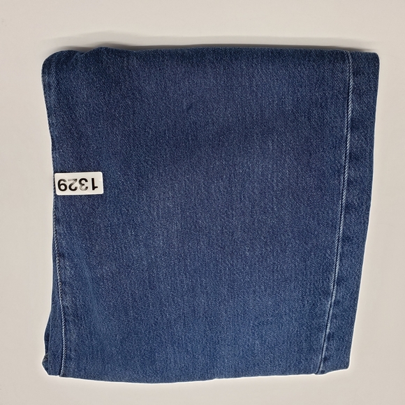 Banana Republic Women US 31 Short High Rise Barrel Fit Denim Blue Jeans med wash - Picture 10 of 11